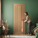 Premium Unfinished 3 Panel FD30 Fire Door - Ideal for Internal Use with High Fire Resistance