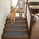 Premium Non-Slip Carpet Stair Treads 8" x 30" - 14-Pack, Washable and Customizable for Safety and Comfort