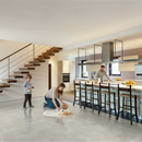 Premium Water-Resistant Laminate Flooring - 8mm Stone Recreation with Easy Installation and Lifetime Guarantee