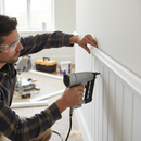 Premium White Painted Double Astragal Decorative Moulding 12mm x 34mm for Flooring Installation