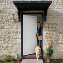 Premium White Painted Composite Solid Door - Customizable, Durable, and Eco-Friendly Design with Lifetime Guarantee