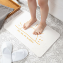 Premium Bohemian Sunburst Bath Mat with Non-Slip Backing - 39x60cm Retro Design for Bathroom Decor