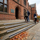Safety Stair Nosing 56x33mm Aluminium Rake Back PVC Insert