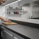 Premium Rounded Edge Upstand 3000mm - Durable Laminate for Stylish Kitchen and Bathroom Decor