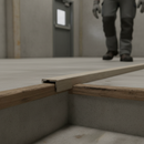 Premium Self-Adhesive Stair Nosing Profile - Light Grey Oak, 900mm Length for Easy Installation and Versatile Decor Integration