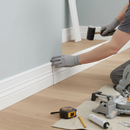 Premium White Painted Decorative Skirting Board 2.4m - Elegant Finish for Interior Protection