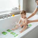 Premium Anti-Slip Bath Stickers for Kids - 5-Pack Colorful Frog Designs for Safe and Fun Bath Time