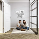 Premium Water-Resistant 8mm Matt Laminate Flooring with Ultra Matt Finish and Durable Click System for Modern Homes