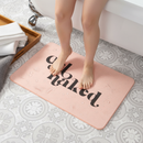 Premium Non-Slip Bathmat in Pink Stone - Cute Bathroom Decor with Anti-Mould and Anti-Bacterial Features - Perfect for Home and Gifts