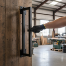 Premium Round Knurled Pull Handle Pack with Magnetic Latch - Matt Finish for Elegant Interior Design