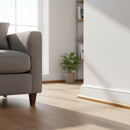 Premium Solid Bamboo Quadrant Beading 1.85m Length with Convex Profile for Traditional Decor