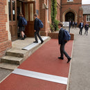 DDA compliant anodised aluminium ramp reducer for 5-7mm height transitions, providing smooth wheelchair access