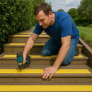 Premium Heavy Duty Anti-Slip Decking Strips - 90mm Wide, 600mm to 1200mm Lengths, UV-Resistant and Weatherproof