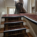 42mm commercial stair nosing in black and silver NTL finish for indoor installation on steps