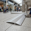 Anodised aluminium ramp reducer 5-7mm height transition strip for DDA compliant wheelchair accessibility