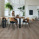 Premium SPC 5mm Rigid Core Vinyl Flooring with Waterproof Surface and Built-in Underlay, Perfect for Bathrooms and Kitchens