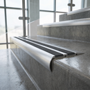 77x40mm carborundum nosing with graphite grey grit insert