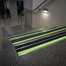Screw Fit Aluminium Anti-Slip Stair Nosing 93mm x 32mm, Rakeback for Indoor & Outdoor Use