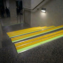 Screw Fit Aluminium Anti-Slip Stair Nosing 93mm x 32mm, Rakeback for Indoor & Outdoor Use