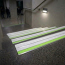 Screw Fit Aluminium Anti-Slip Stair Nosing 93mm x 32mm, Rakeback for Indoor & Outdoor Use
