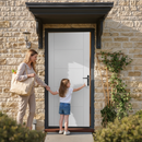 Premium White Painted Composite Solid Door - Customizable, Durable, and Eco-Friendly Design with Lifetime Guarantee