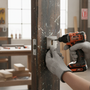 Premium Square Escutcheon with Modern Black Finish - 50x50mm Durable Construction for Enhanced Door Security