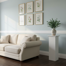 Premium White Painted Decorative Moulding 2.4m Length 18mm x 57mm for Contemporary Finishing Touches