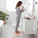 Premium Non-Slip Bathmat with Chic Design - 39x60cm Soft Pink Stone for Makeup Lovers