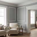 Premium White Painted Decorative Moulding 2.4m Length, 18mm x 90mm for Contemporary Room Finishing