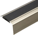 Anodised aluminium stair nosing 1200mm 46x30mm — Champagne finish colour swatch