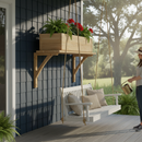 Premium Single Gallows Porch Bracket - Crafted from Straight Grained Pine, Pre-Drilled for Easy Installation