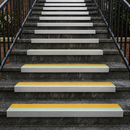 Illuminated Anti Slip Stair Nosing 56x55mm Aluminium DDA