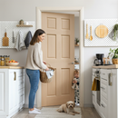 Premium Unfinished Internal Oregon 6 Panel Door with Solid Core Construction for Enhanced Durability and Custom Finishing Options