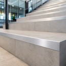 Aluminium Stair Riser Cover Profile | Smooth & Anti-Slip Grooved Finish | Multiple Lengths