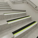 Aluminium Anti Slip Stair Nosing 57x55mm DDA Compliant