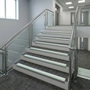 Aluminium Stair Nosing 60x55mm Anti Slip Visibility Edge