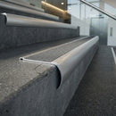 Aluminium Bullnose Stair Nosing 70.58x55mm 5mm Gauge Commercial