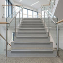 Aluminium Stair Nosing 75x58mm 3D Pyramid High Traffic