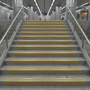 Aluminium Stair Nosing 75x58mm 3D Pyramid High Traffic