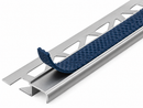Aluminium Tile-In Stair Nosing with Replaceable Anti-Slip Insert | 2.5m | 9mm & 11mm | Porcelain & Stone Stairs