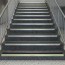 Anti Slip Aluminium Stair Nosing with PVC Insert – 66mm x 32mm Stair Edge Trim