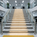 Anti Slip Stair Nosing 76.5x26mm Aluminium with LED Lighting