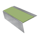 Aluminium Stair Nosing Rake Back 2.44m 70mm Single Channel
