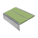 Square Aluminium Stair Nosing 2.75m 93mm Tread 32mm Riser