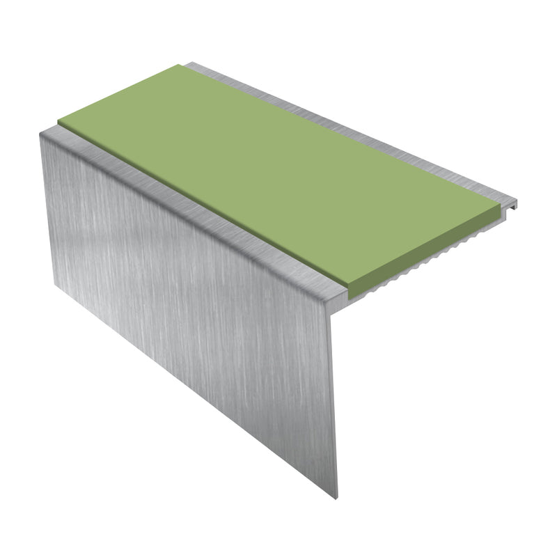 Square Aluminium Stair Nosing 3.22m, 62mm Tread Slip-Resistant, Durable Profile for Medium Carpets & Heavy-Duty Flooring Custom Finishes Available