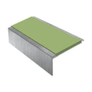 Square Aluminium Stair Nosing 2.44m Single Insert