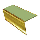 Rake Back Aluminium Stair Nosing 2.44m 56mm Tread PVC Insert