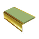 Square Aluminium Stair Nosing 2.44m Single Insert