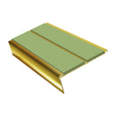 Rake Back Stair Nosing 2.75m Aluminium Double PVC Insert 5mm