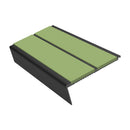 Rake Back Stair Nosing 2.75m Aluminium Double PVC Insert 5mm